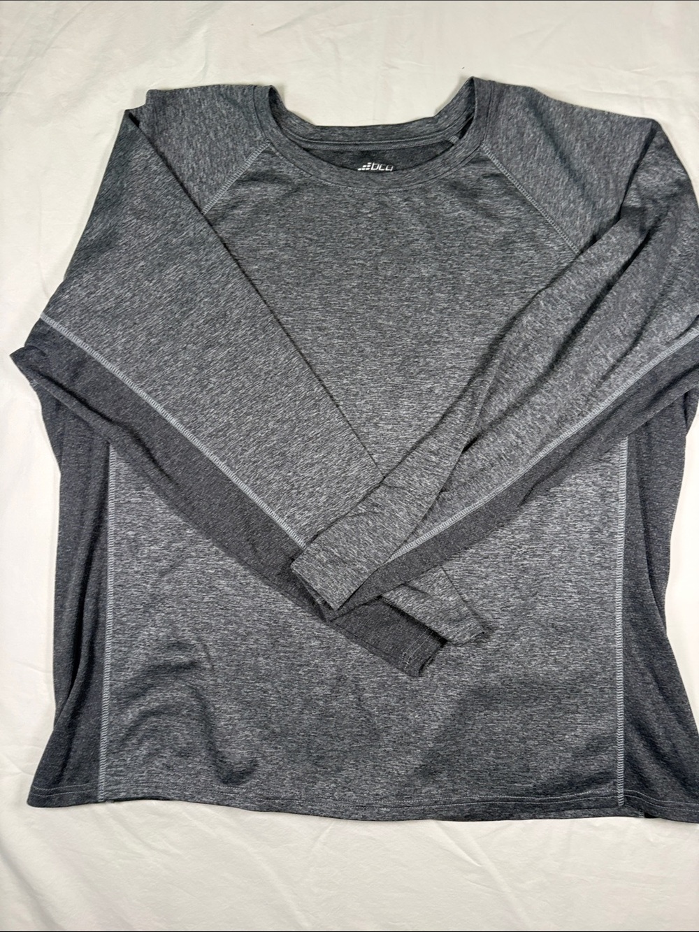 bcg Men's Heathered Charcoal Long-Sleeve Performance Tee